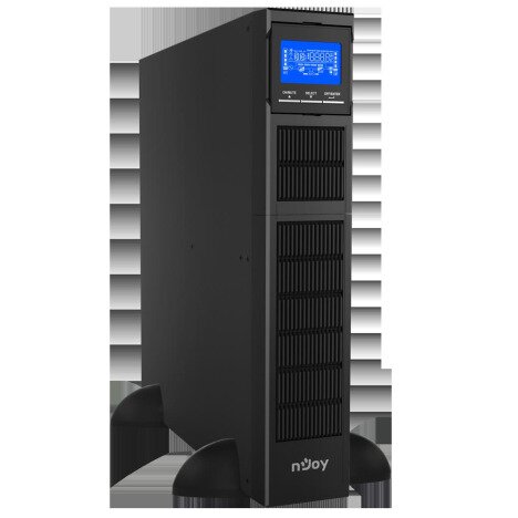 UPS nJoy Balder 1500, 1500VA 1500W, On-line, LCD Display, Montare RackTower, 8 Prize IEC 13, Dubla c